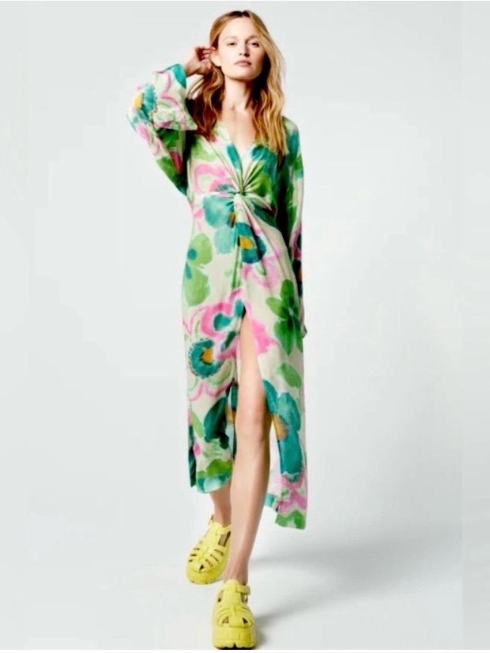 NWT Smythe Silk Blend Floral Dress